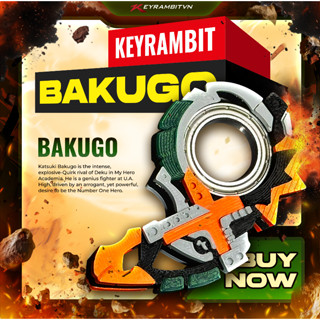   MHA  Keyrambit Bakugo - Explosion Drive - Keyrambitvn - Móc Khoá Xả Stress 