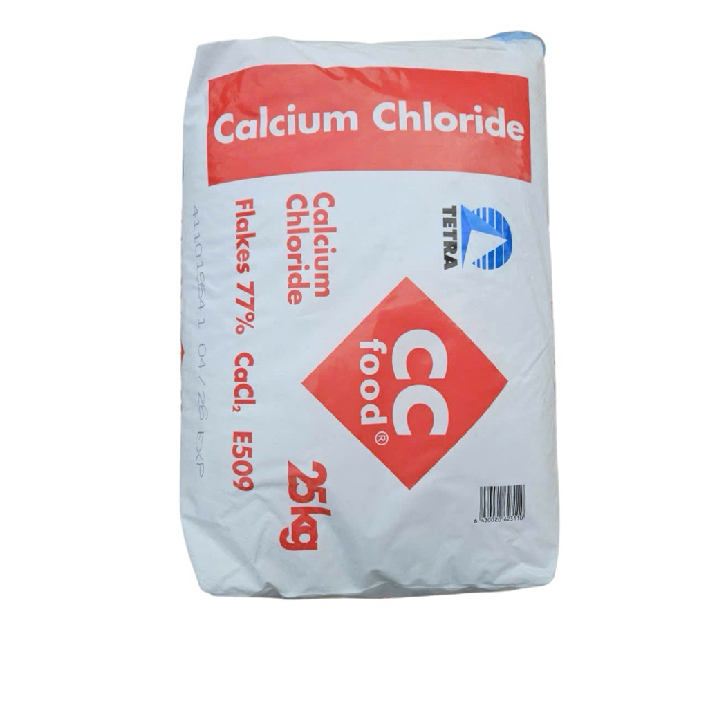 1kg CHẤT TẠO GIÒN CALCIUM CHLORIDE CACL2 dùng cho thực phẩm