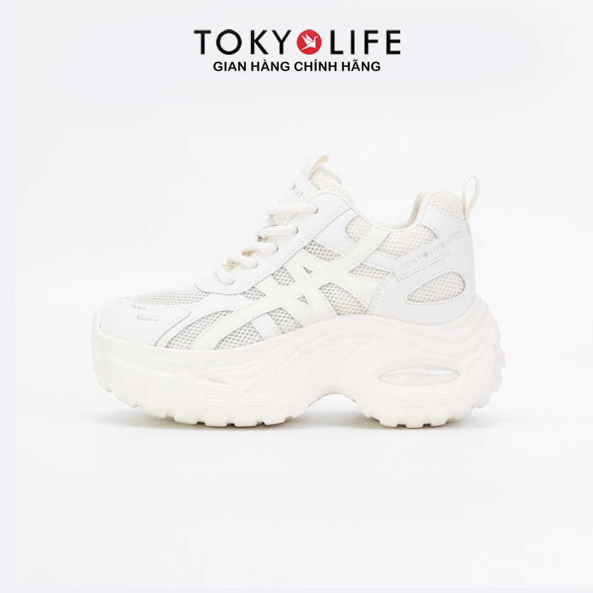 Giày thể thao nữ cao gót êm chân cao 9cm tăng chiều cao hack dáng cực dễ phối đồ TOKYOLIFE 40005388