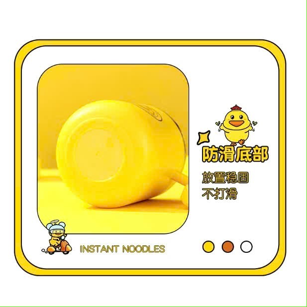 Ly Giữ Nhiệt Đa Năng Con Vịt Vàng 450ml