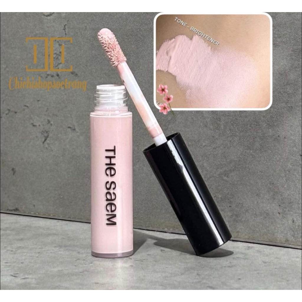 Che khuyết điểm the saem hồng làm highlight Brightener