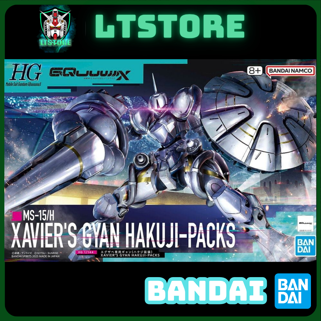 [CÓ SẴN] Mô hình lắp ráp HG 1/144 GQuuuuuuX Xavier's Gyan Hakuji -  Packs - Chính Hãng Bandai