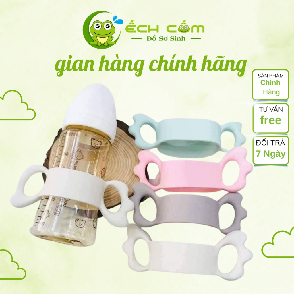 Tay cầm silicon cho các loại bình sữa Moyuum, Hegen, Avent, Pigeon...