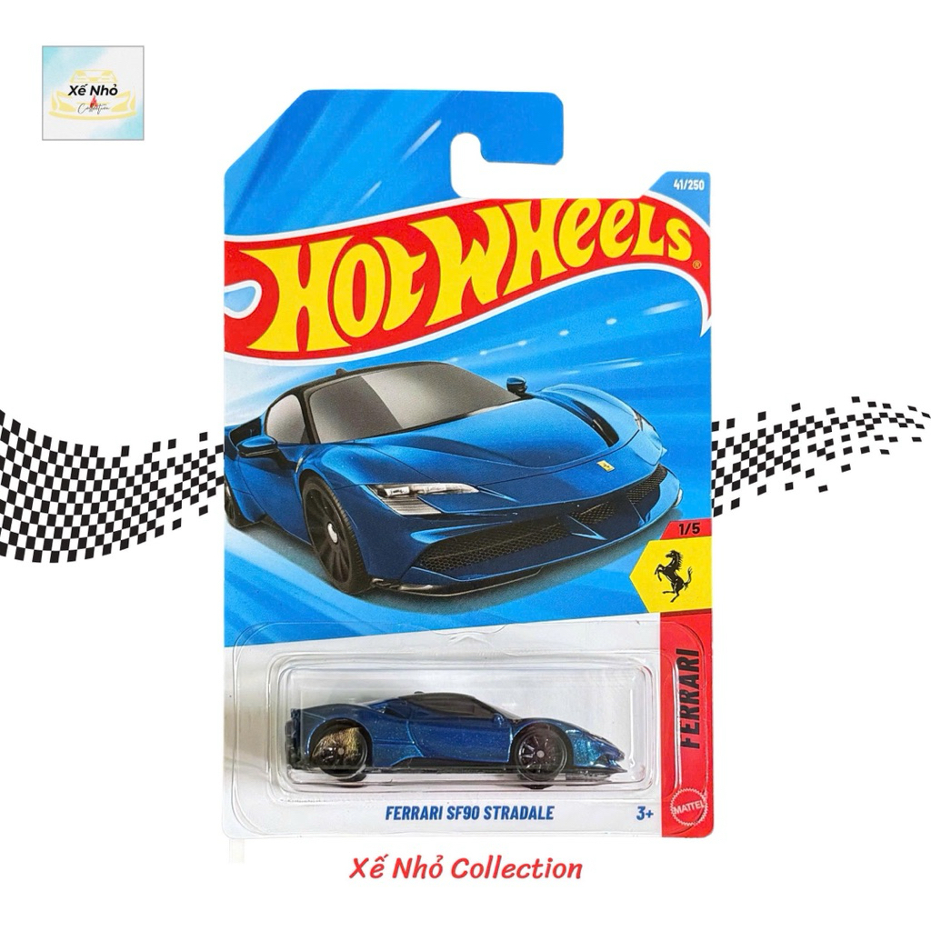 Xe mô hình Hot Wheels basic Ferrari SF90 Stradale (Case B 2026)