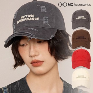 Mũ Lưỡi Trai Rách NO TIME Jussy Official Nón Kết Thời Trang Nam Nữ Chất Vải Cotton Dày Nhiều Màu Đẹp Form Mềm Chuẩn Đẹp