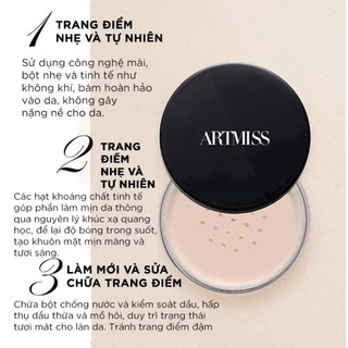 Phấn Phủ Bột ARTMISS Transparent Matte Powder 30g