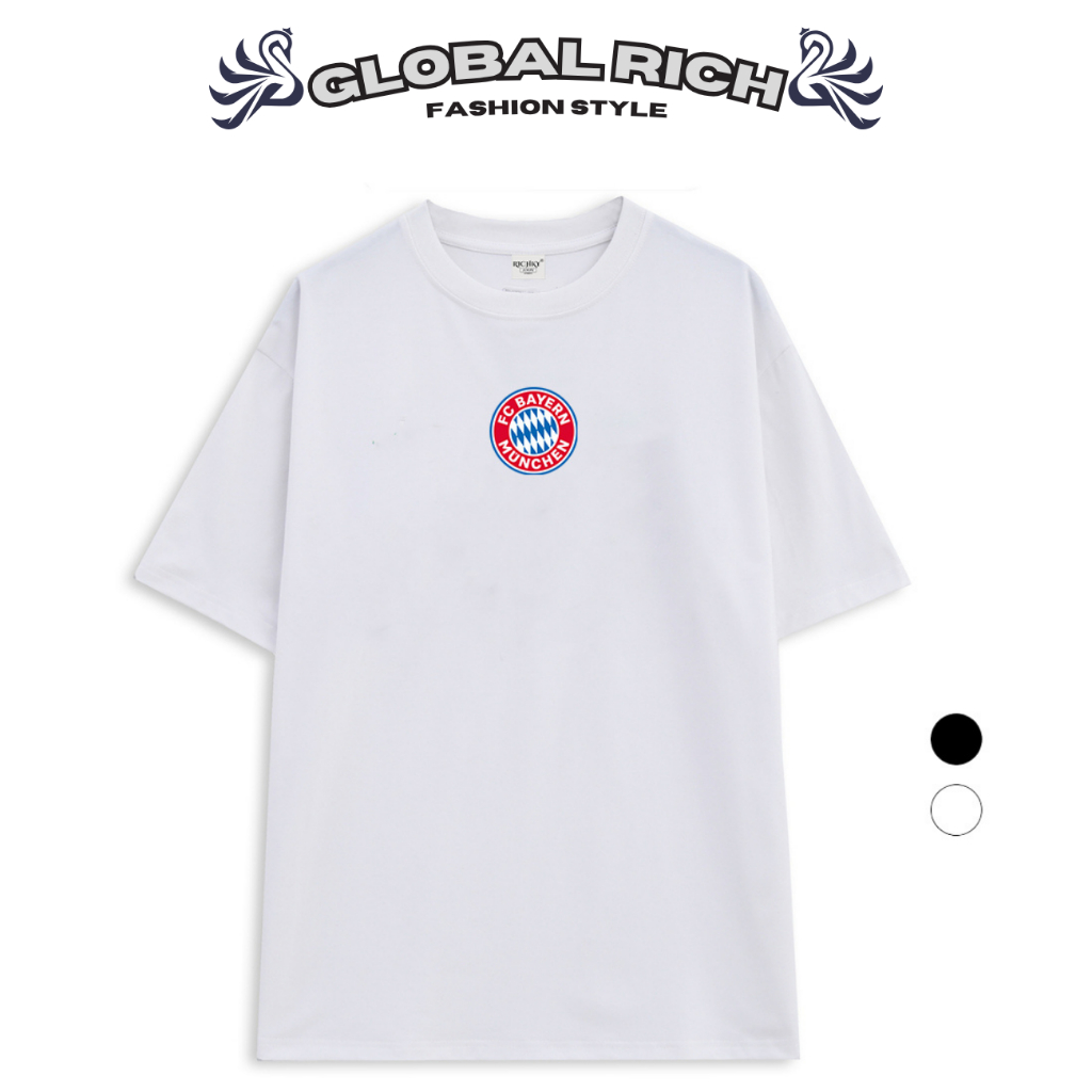 Áo Thun Global Rich Premium Tee Logo Left Câu Lạc Bộ Bóng Đá Fc Bayern Munich Bundesliga