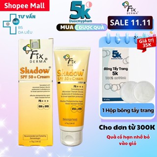  Kem Chống Nắng Fixderma Shadow SPF 50+ Cream 75g 