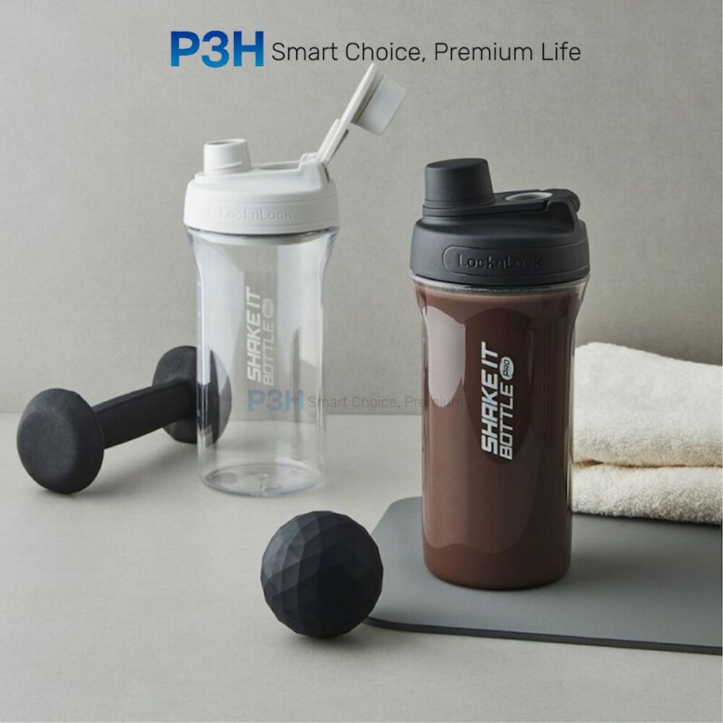 Bình lắc Lock&lock nhựa Tritan Shake it Pro Bottle chuyên dùng pha chế các loại thức uống ABF944 P3H