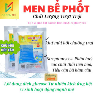  COMBO 5 Men Xử Lý Bể Phốt  THỂ DUNG DỊCH 200ml  CHẤT LƯỢNG VƯỢT TRỘI 