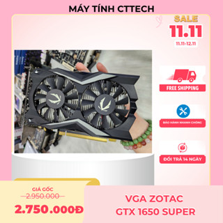  Card màn hình Zotac GTX 1650 Super 4GB Gaming 2 Fan QSD bảo hành 03 tháng 