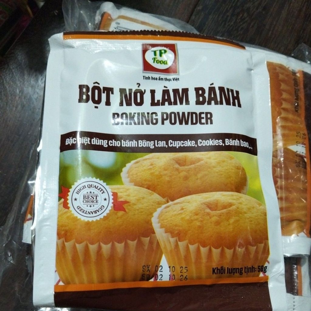 Bột nở làm bánh Baking powder gói 50g