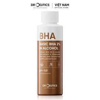   Chính hãng DrCeutics Dung Dịch Loại Bỏ Tế Bào Chết Basic BHA 2% In Alcohol - Nền Cồn 