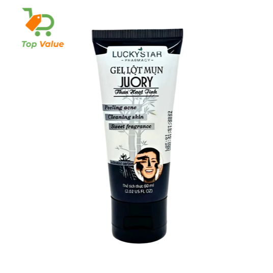   Top Value  Gel Lột Mụn LUCKY STAR FM1-1042-4 Than Hoạt Tính Tuýp 60ml  Lọ 200ml 