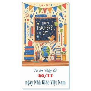 Set 10 Thiệp 20/11 đẹp