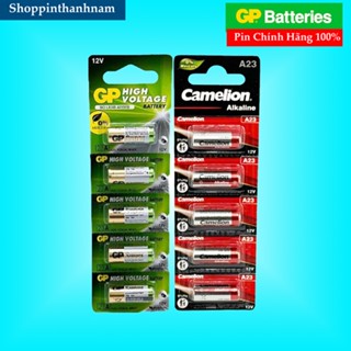  Vỉ 5 Viên Pin A23 Camelion   GP 12V Thay Khiển Remote Cửa Cuốn  Pin Chuông Cửa 