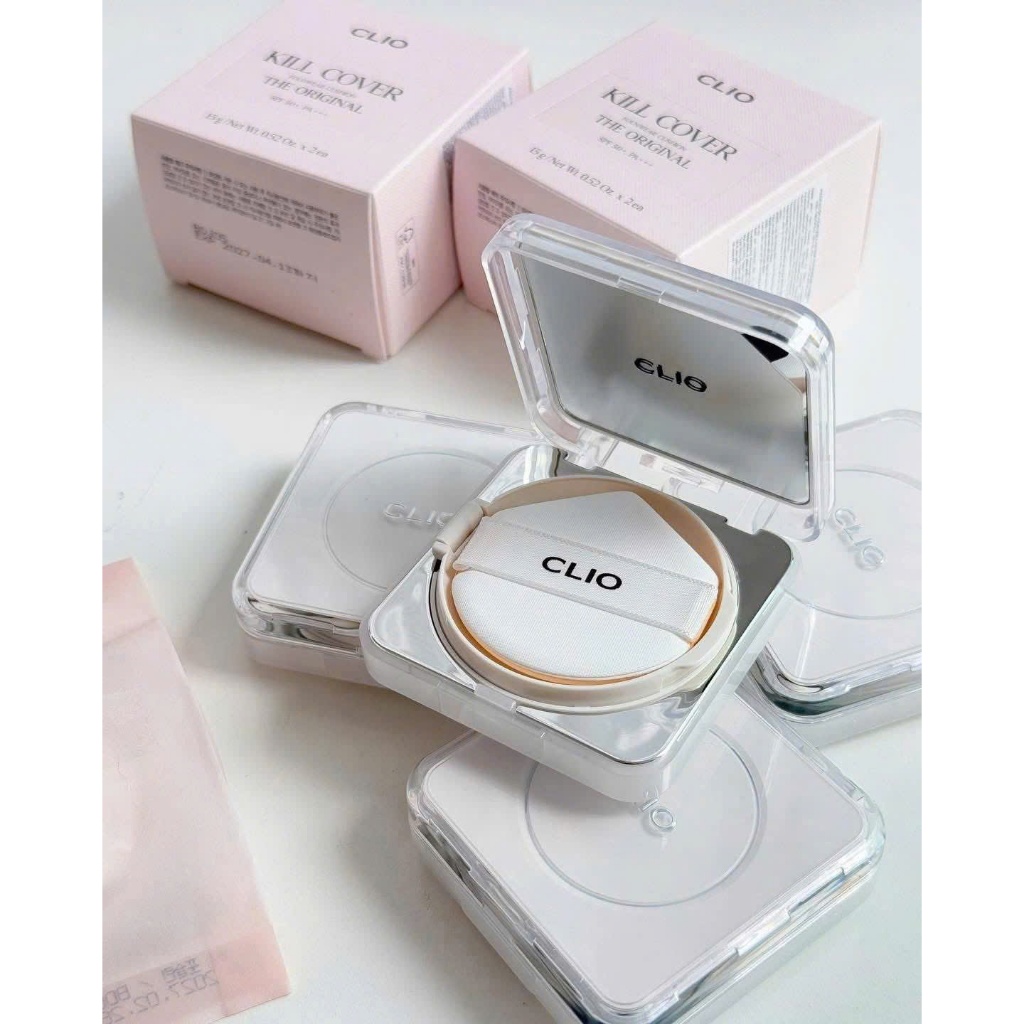 [CLIO] Cushion Che Phủ Cao Căng Mịn Glow Kill Cover Mesh Glow Essential