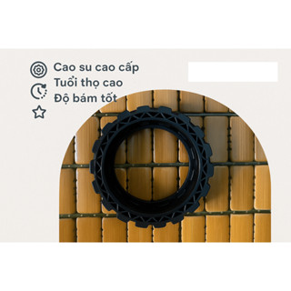 Lốp xe thay thế cho robot lau hút Ecovacs dòng T5 ,dòng T8,dòng T9 ,dòng N8 ( Cao su chất lượng cao )