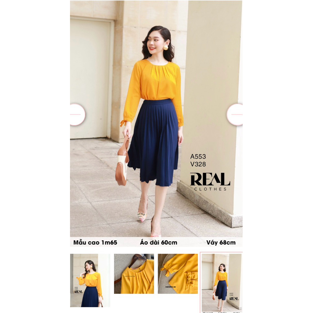 Áo Mimosa Vàng Nắng 💛 size L nhãn hiệu REAL CLOTHES