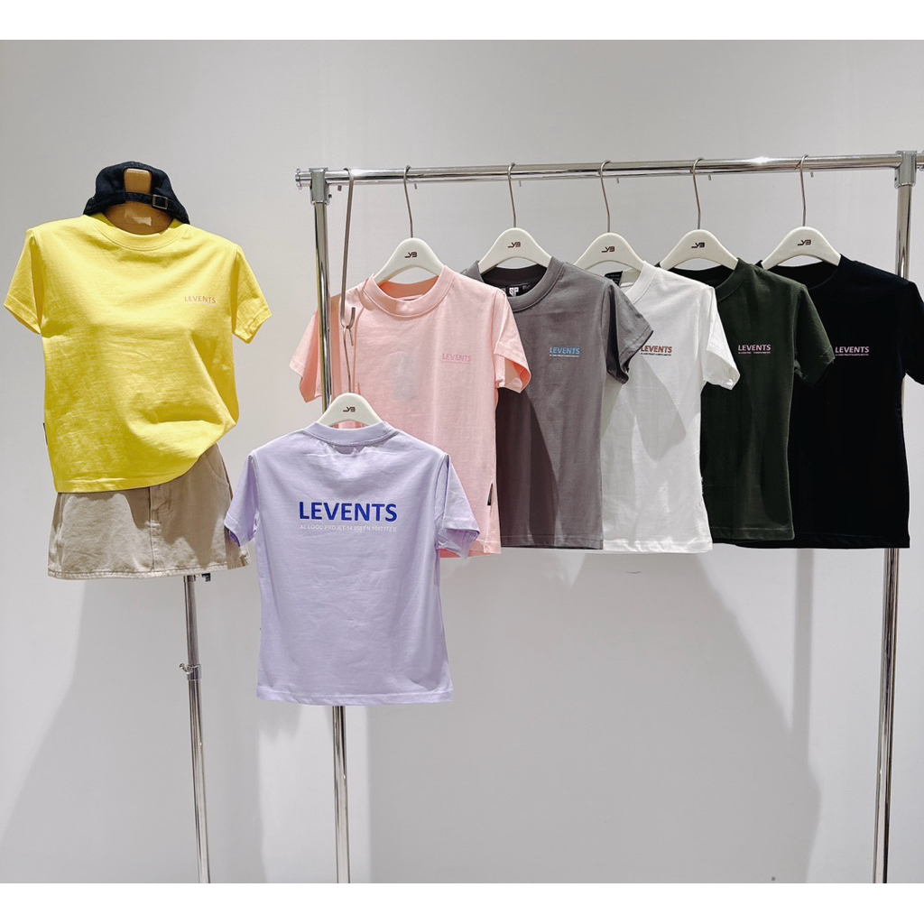 Áo thun babytee LEVENT form nhỏ 40-55kg