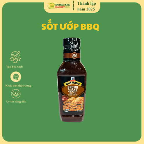 Sốt Ướp BBQ Vị Tanguy Brown Sugar Mccormick Grill Mates