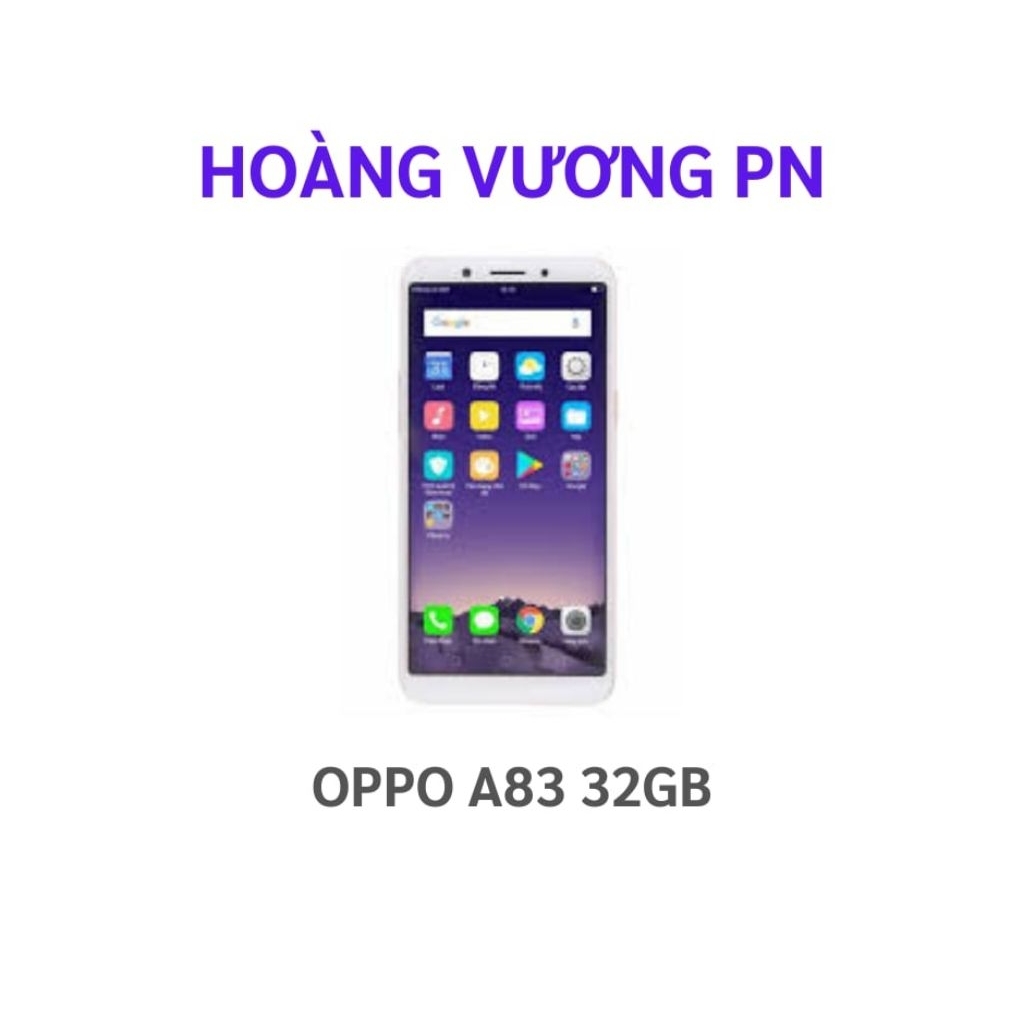 Điện thoại OPPO A83 hàng cũ đã qua sửa chữa thay thế một số linh kiện main zin. bảo hành 15 ngày.