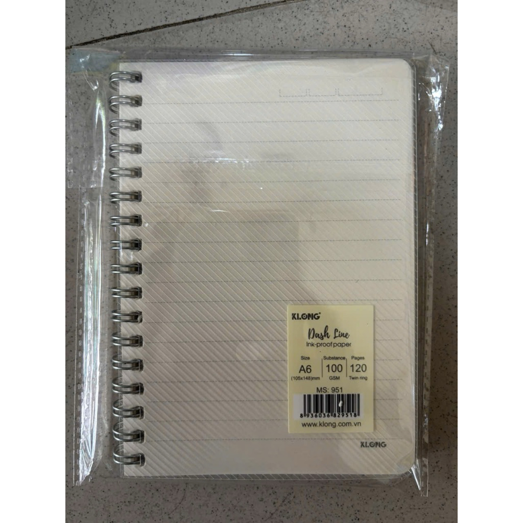 Sổ tay lò xo Klong 120 Trang A6