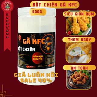  Bột Chiên Gà Vảy Giòn K.F.C 500G - Thương Hiệu Bu Phương Ẩm Thực - Siêu Giòn Rụm 