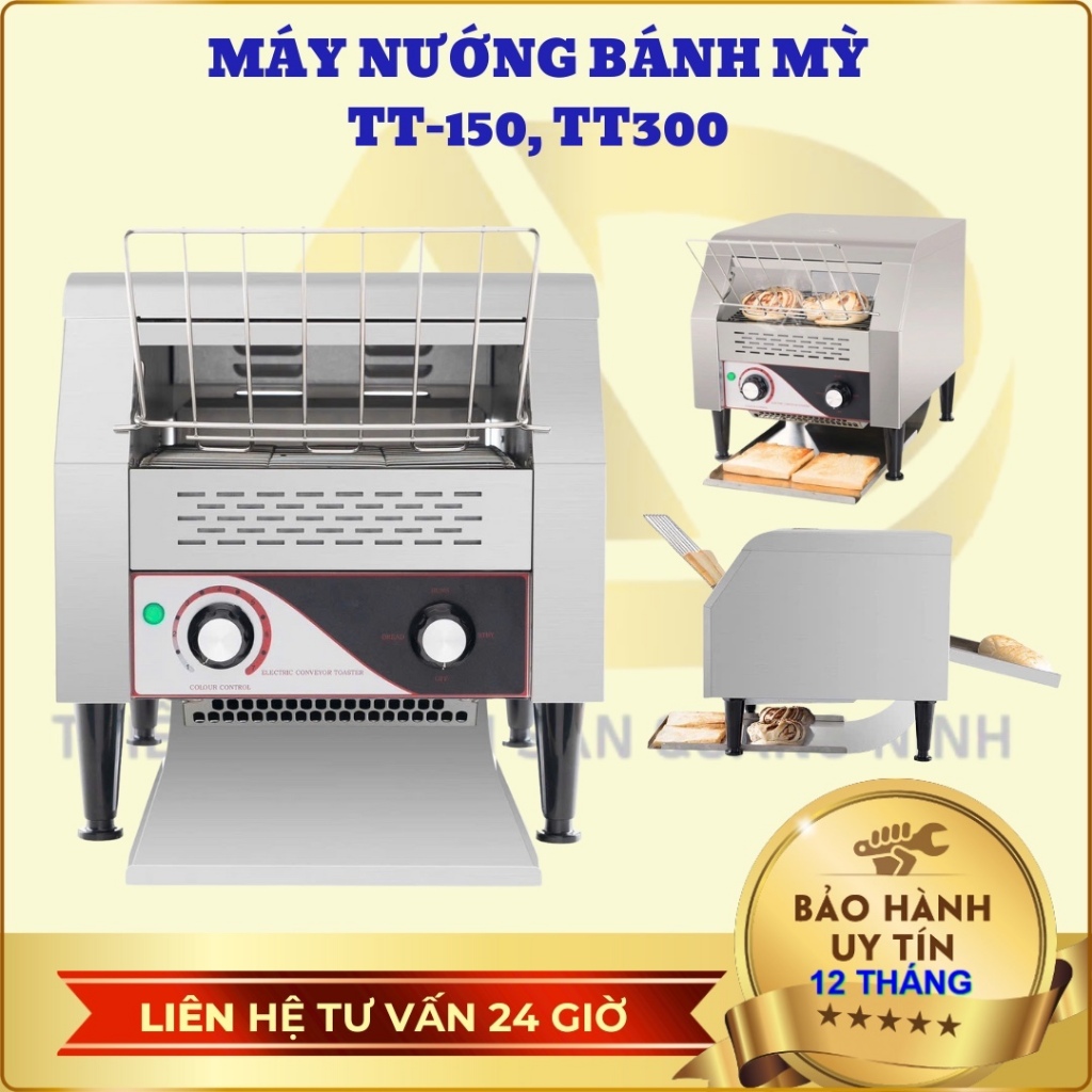 Máy nướng bánh mì băng chuyền vừa 1 lát sandwich TT-150; TT-300