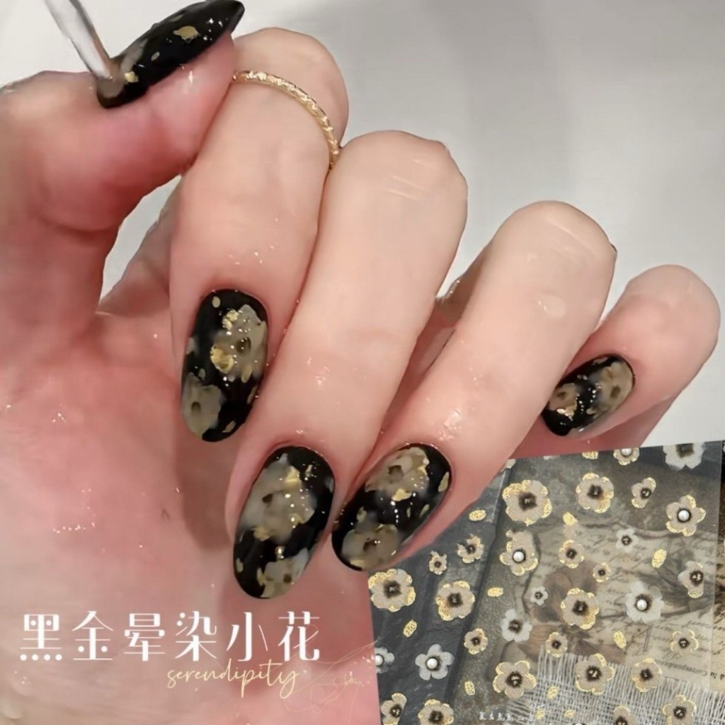 sticker hoa dán móng tay các loại