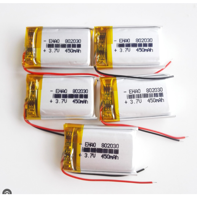 Phụ kiện thay pin 3.7v 802030 802035 802040 802025 803040 803048 803035 tai nghe , loa Đèn led ,cân