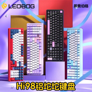  Bàn phím cơ không dây Leobog HI98C Pro | Nhôm CNC | 3 mode | Mạch xuôi | Full Foam 
