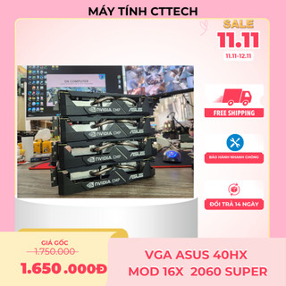 [DK COMPUTER] VGA ASUS 40HX CHẠY SAME SAME 2060 SUPER_KHÔNG CỔNG XUẤT HÌNH_XUẤT HÌNH ONBOARD_Chip i5 đời 4 trở lên