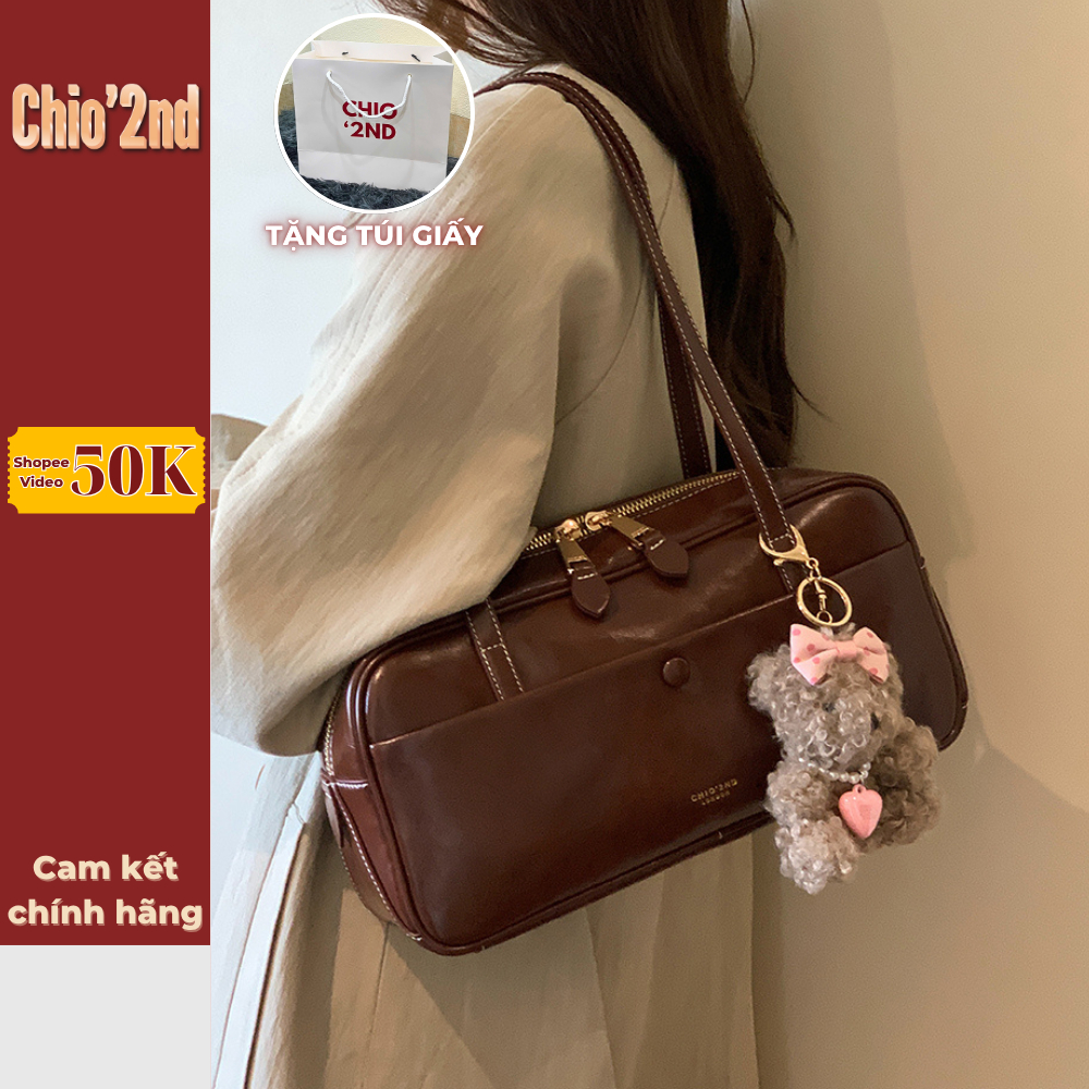 (Hàng Mới Về) Túi Tote Xách Nữ Chio2nd Mẫu Mới 2025 Thời Trang, Túi Đeo Chéo Nữ, Túi Nữ Kèm Charm Ho