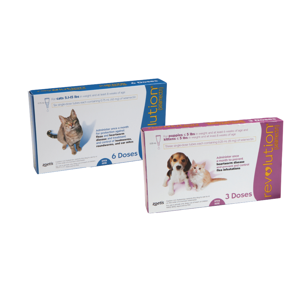 Nhỏ gáy Revolution - Nhỏ gáy Ve Rận, Bọ Chét, Ký Sinh Trùng Trong và Ngoài cho Chó Mèo