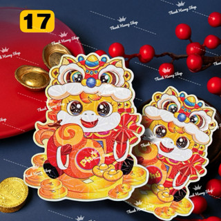  Xấp 10 bao lì xì chipi hình thú 4D đáng yêu - mua lẻ giá sỉ chibi 