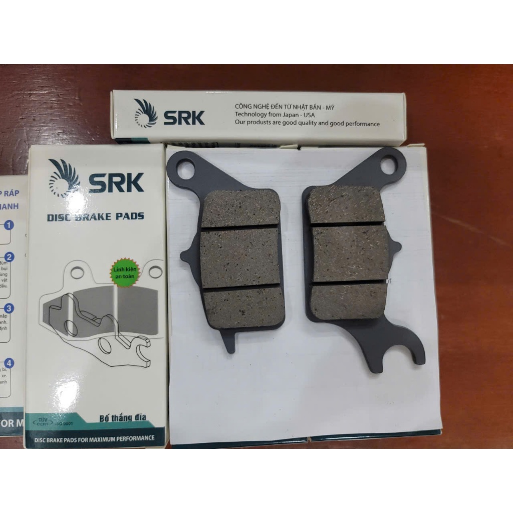 MÁ PHANH ĐĨA TRƯỚC SRK CHO XE WAVE S110, RSX.