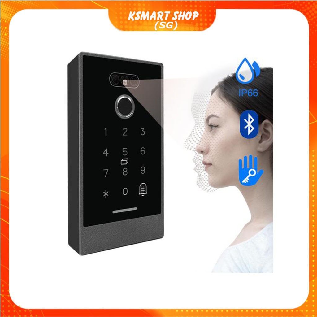 Access control nhận diện khuôn mặt và vân tay quản lý qua app TTlock H3D