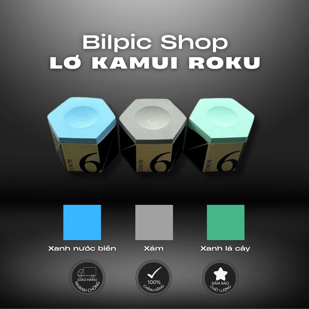 Lơ Kamui RoKu Chính Hãng Nhập Khẩu Nhật Bản Lơ Cá Nhân Chất Lượng Cao Độ Dày Bền Bỉ Giảm Bụi Bám Dín