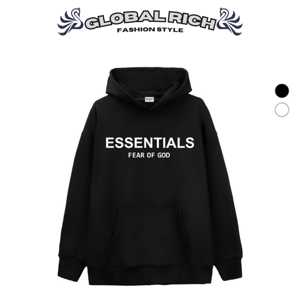 Áo Hoodie Global Rich Premium Nỉ Essentials Fear Of God