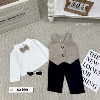 Bộ công tử kẻ cho bé trai 9-23kg