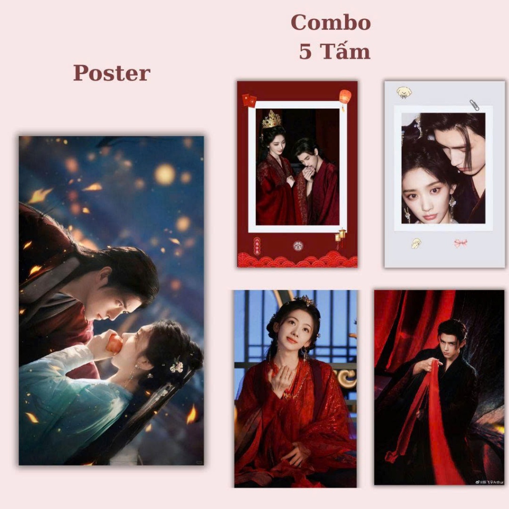 SET POLAROIL + CARD Phim Hiến Ngư (gồm 5 món) by Kpop Lover