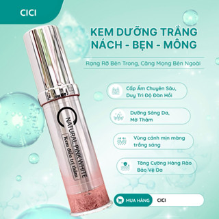  kem khử thâm  dưỡng trắng vùng nách Natural pink white giúp vùng da nách sáng đẹp mịn màng 