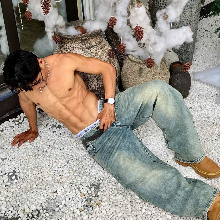 Bad Choices | Quần Wide-legs jeans LADDERS thiết kế 2 lưng StreetStyle