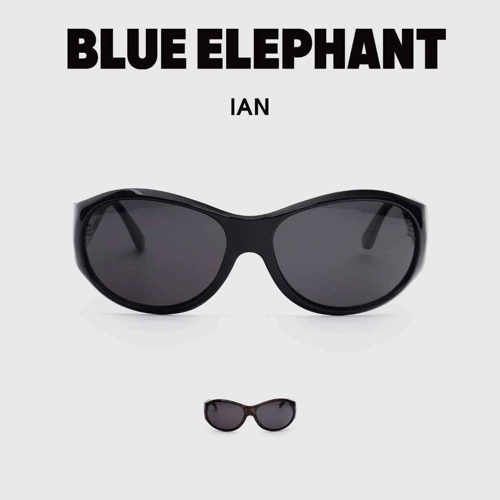 Mắt kính BLUE ELEPHANT - IAN (Đen, Da báo)