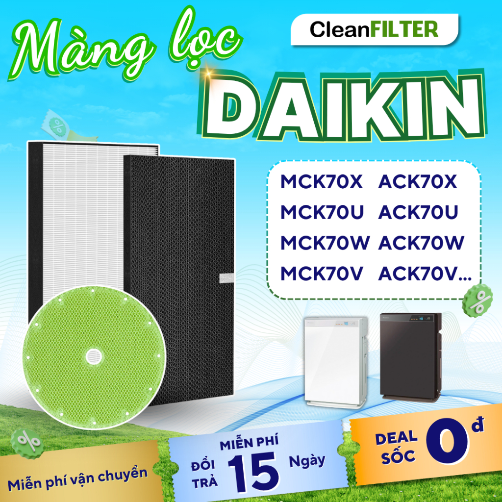 [SHOP SỈ]  Màng lọc không khí Daikin Hộp Wifi [KAFP085A4]: MCK70X,MCK70U,ACK70X,ACK70W,ACK70T,......