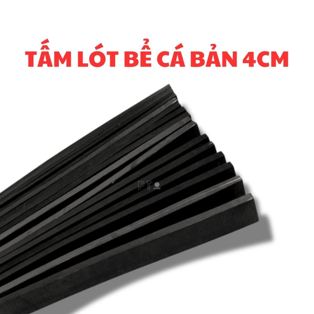 Mút Xốp Lót Hồ Cá Cao Su Non Dạng Sợi 120cm Bản 4cm Dày 5Ly - 8Ly Chống Rung Trượt