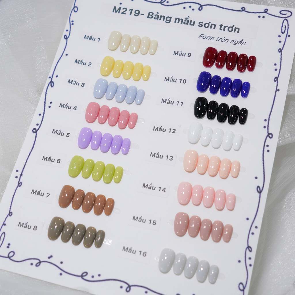 [M219] KimSu Nailbox Sơn Gel Trơn Phù hợp mọi lứa tuổi (Form Tròn nhọn - đổi form ghi chú) | BigBuy360 - bigbuy360.vn