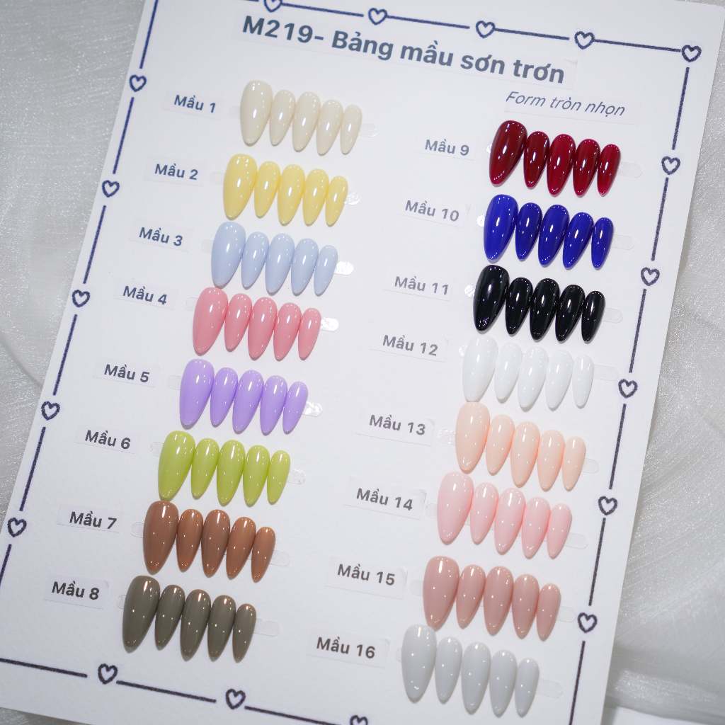 [M219] KimSu Nailbox Sơn Gel Trơn Phù hợp mọi lứa tuổi (Form Tròn nhọn - đổi form ghi chú) | BigBuy360 - bigbuy360.vn
