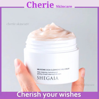 Sáp tẩy trang Shegaia Milksome Cica Cleansing Milk Balm-Dịu Nhẹ, Làm Sạch Sâu & Cấp Ẩm Cho Da